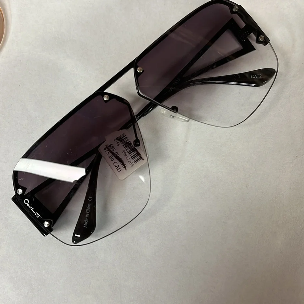 Anthropologie OTRA Stylish Black Sunglasses